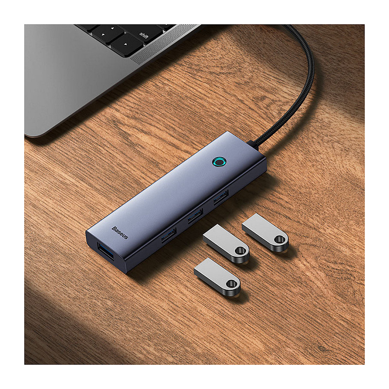 USB Hub BASEUS UltraJoy Series 4-Port (USB-C na 4x USB-A 3.0)-2