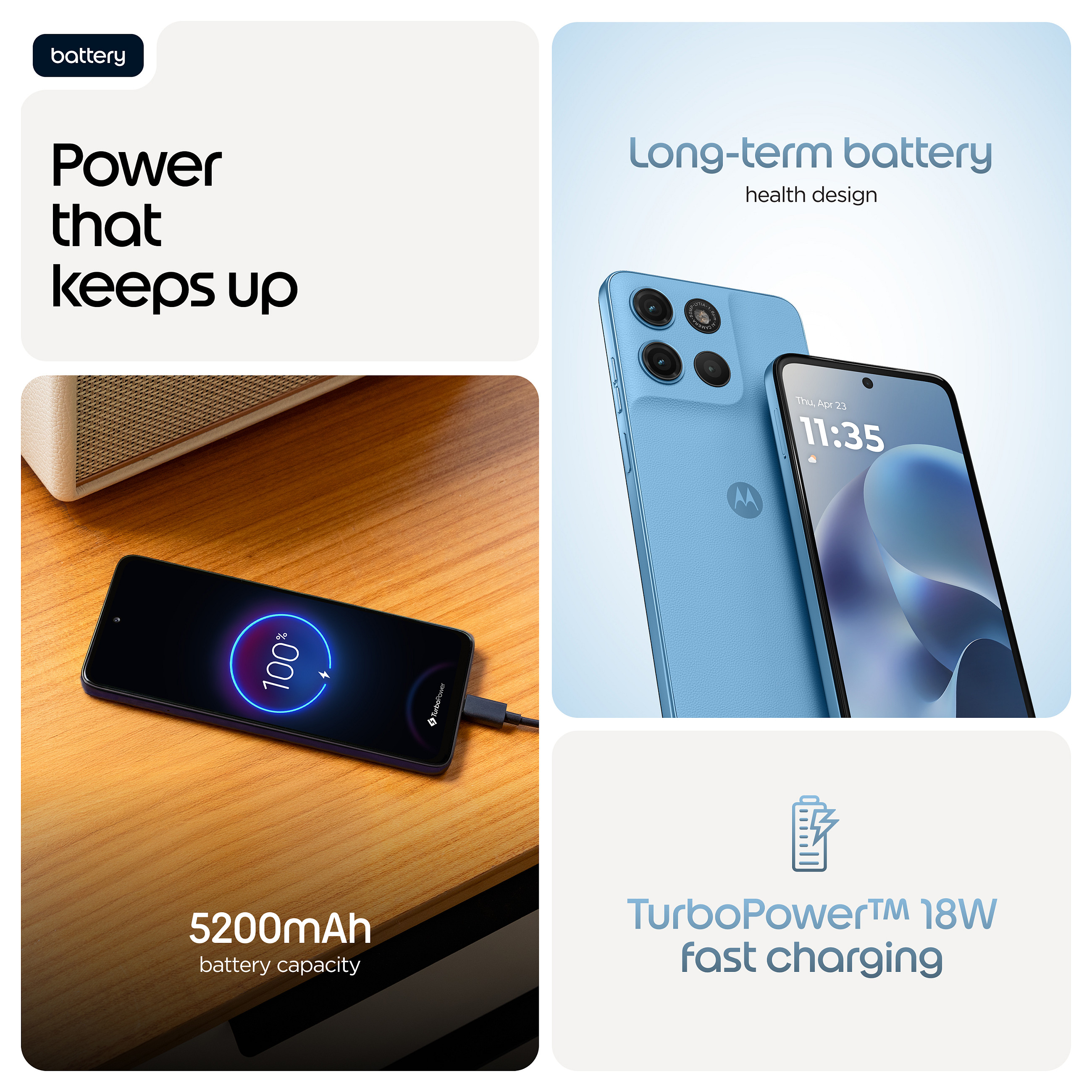 Mobitel MOTOROLA moto g17 4GB/128GB 4G Alaskan Blue (Plava)-10