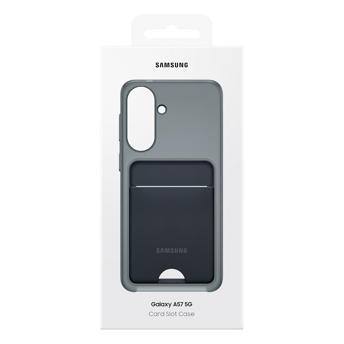 Samsung Smartphone Card Slot Case Black for Galaxy A57-5