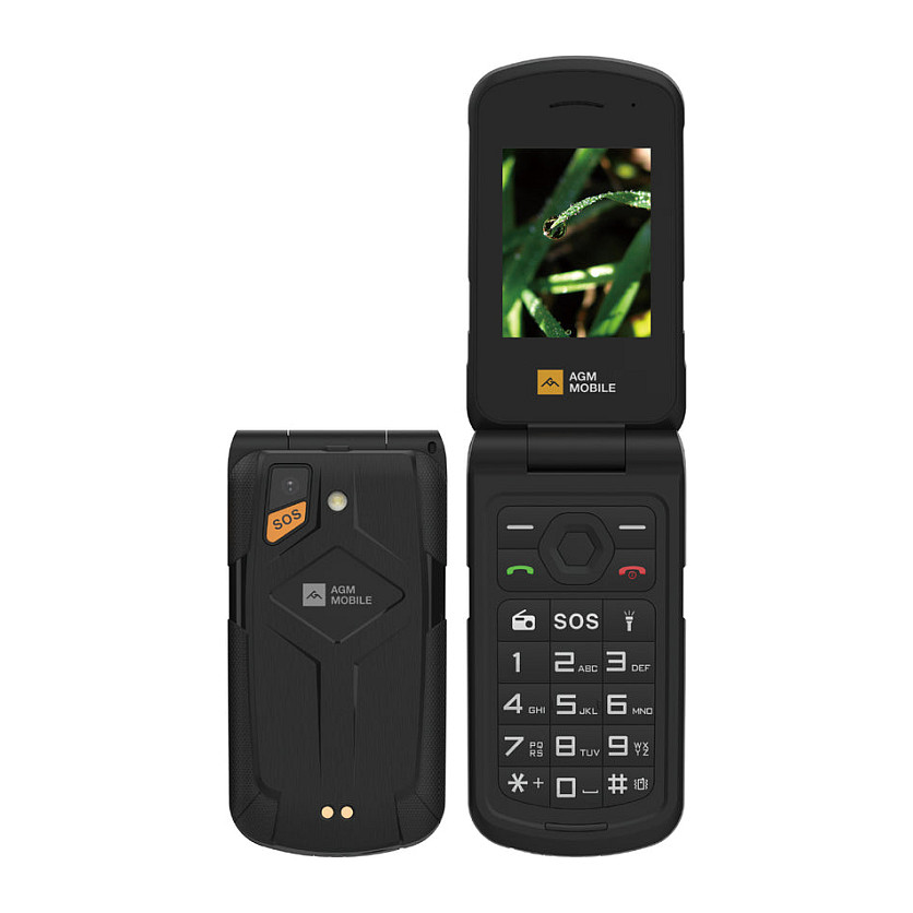 Mobitel AGM M10 Flip (2.4", 4G, preklopni, IP68, 1200 mAh, crna boja)-0