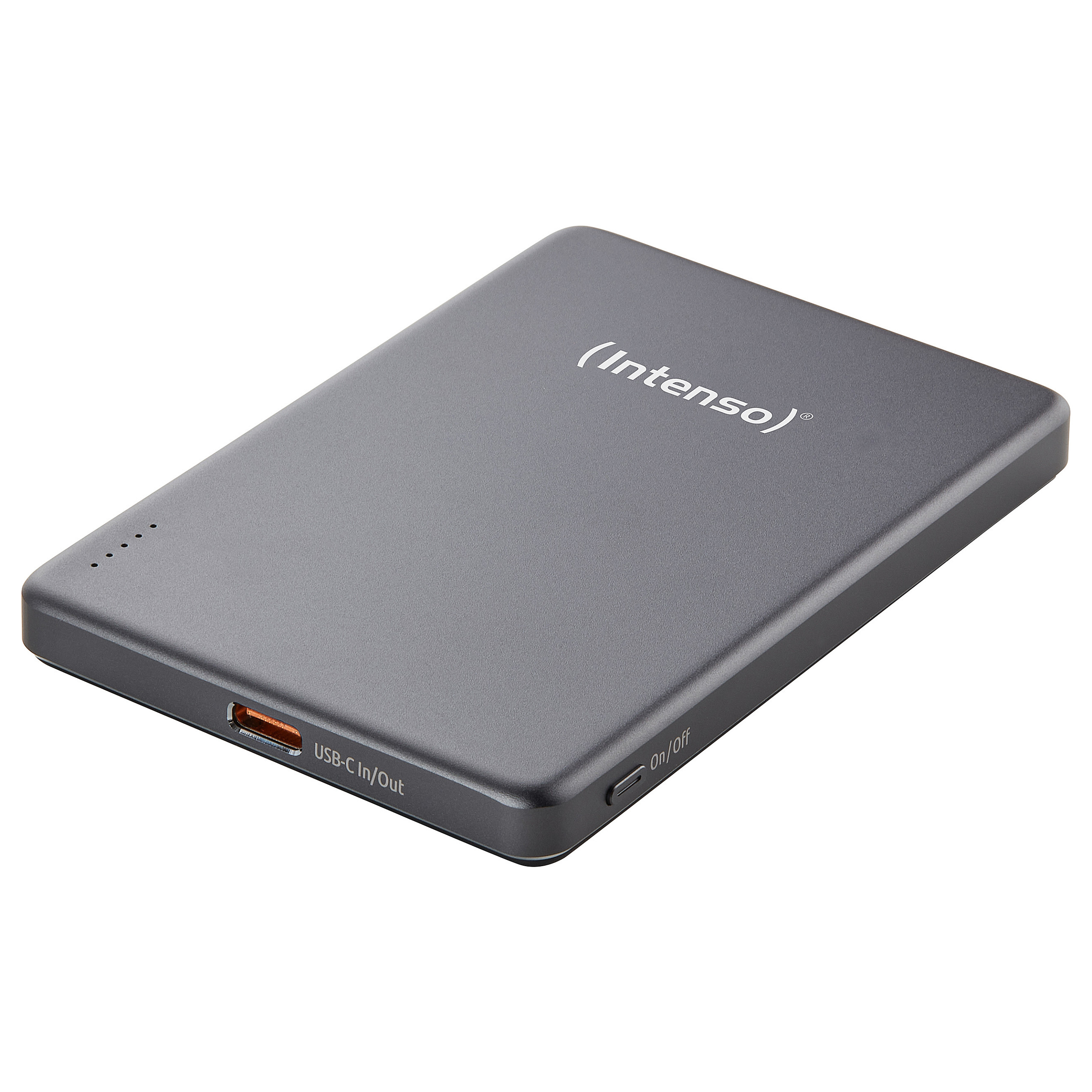 Prijenosna baterija INTENSO Magnetic Wireless MW5000 (5000 mAh) siva boja-2