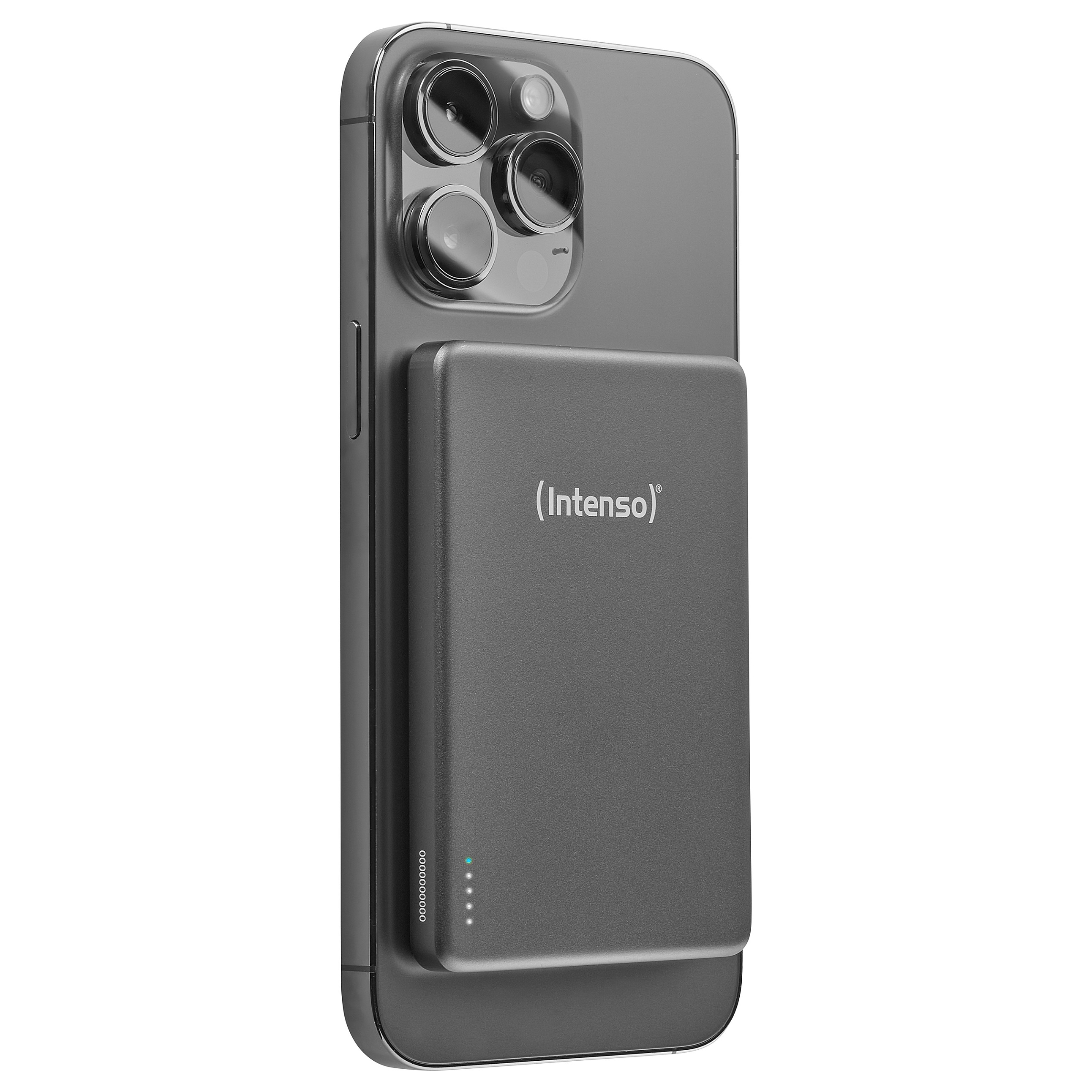 Prijenosna baterija INTENSO Magnetic Wireless MW5000 (5000 mAh) siva boja-3
