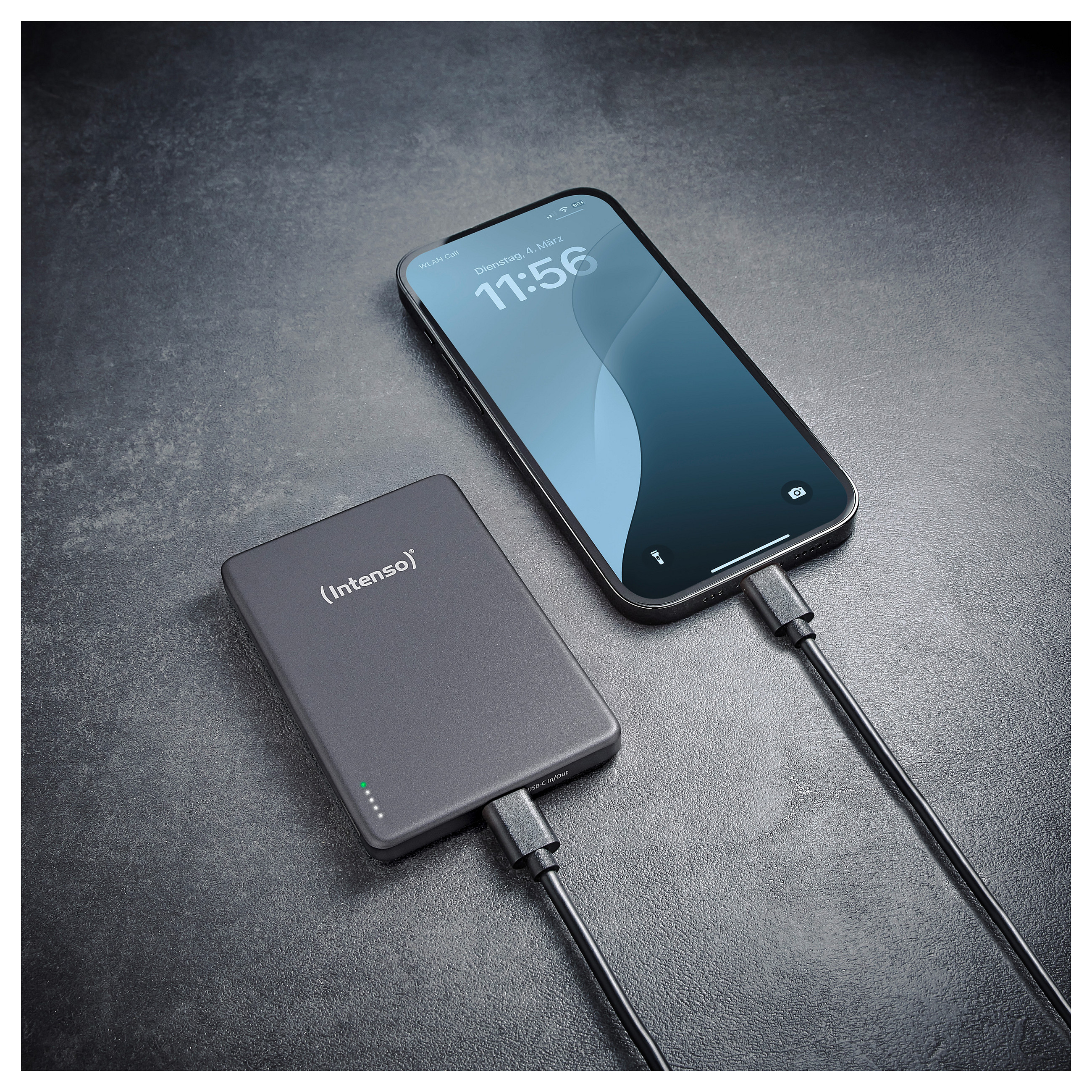 Prijenosna baterija INTENSO Magnetic Wireless MW5000 (5000 mAh) siva boja-13