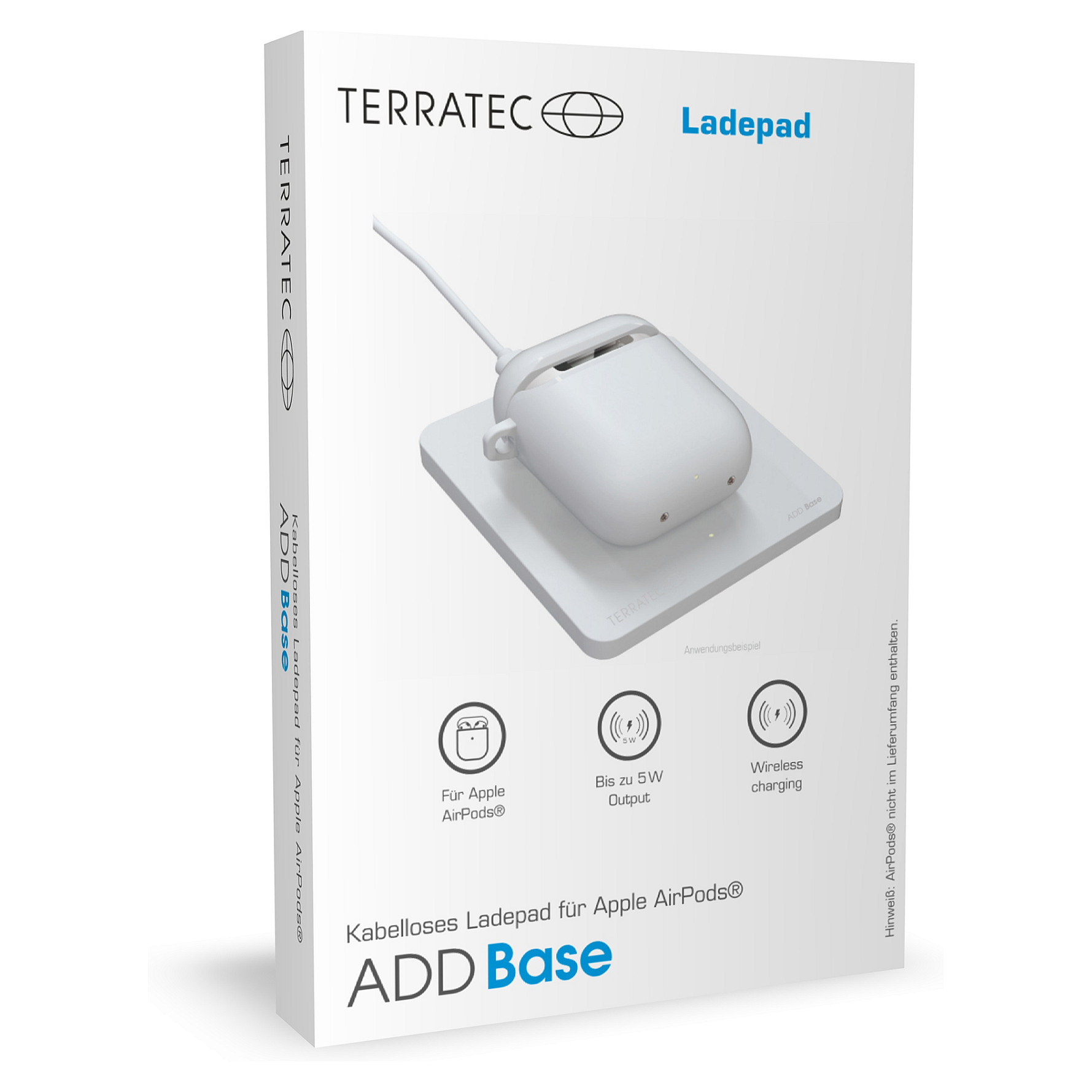 Bežični punjač TERRATEC ADD Base (10W, Qi)-1