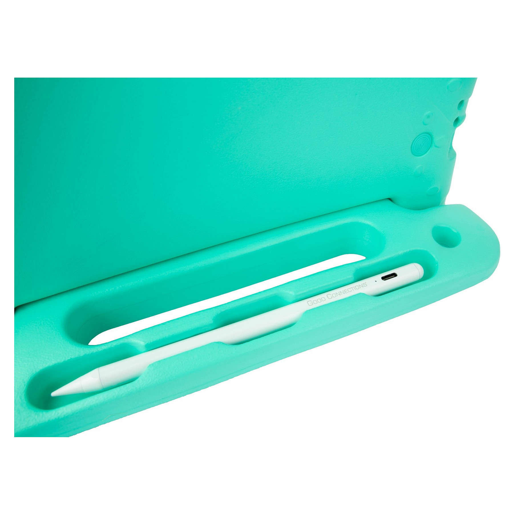 Zaštitna futrola GOOD CONNECTIONS za Apple iPad 10.2" (9. gen) sa stalkom, tirkizna boja-5