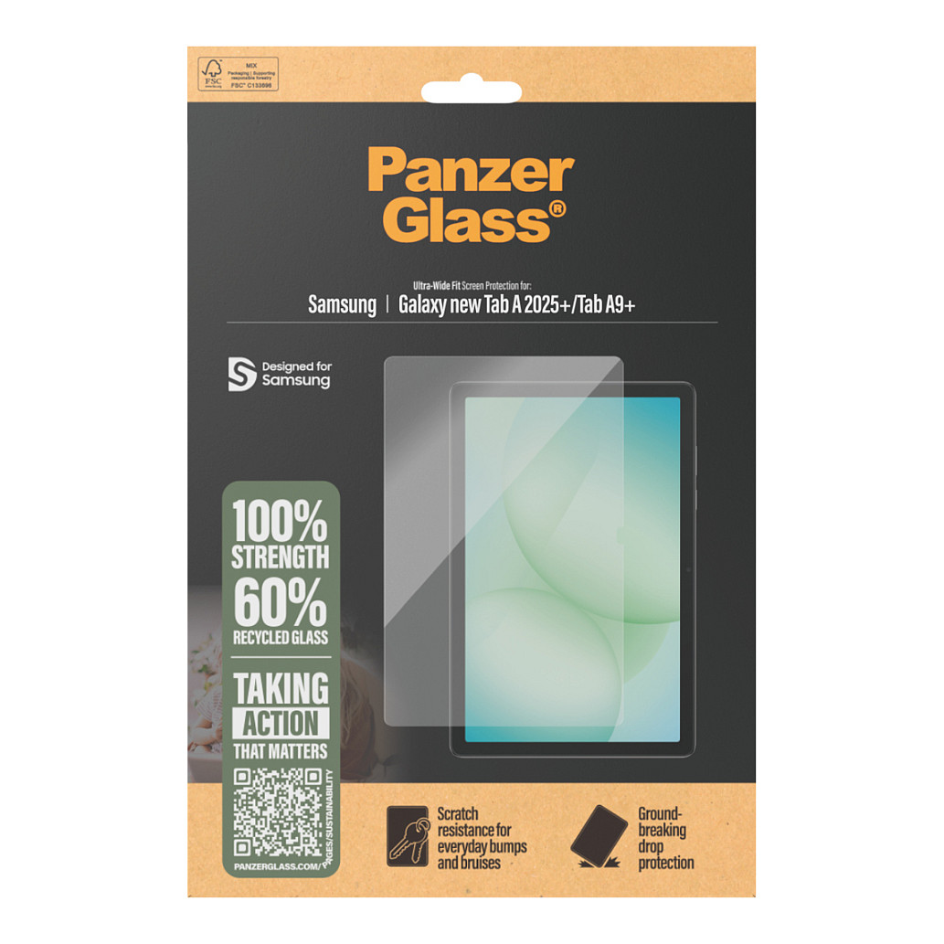 Zaštitno staklo PANZER GLASS za Samsung Galaxy Tab A9+ (Ultra-Wide Fit)-2
