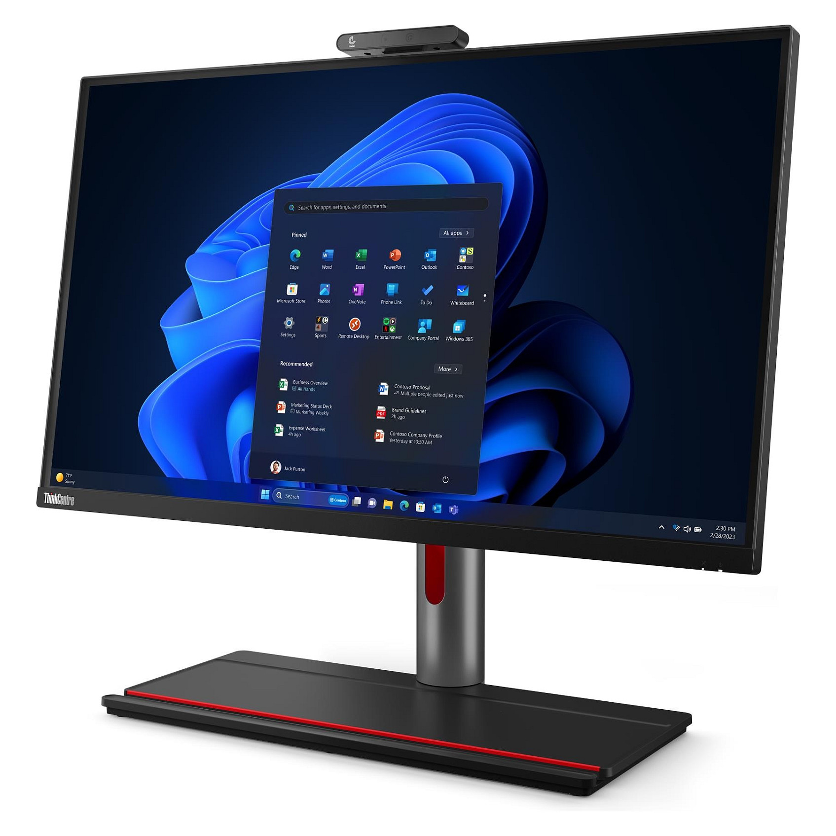 All-in-One računalo LENOVO ThinkCentre M90a Pro Gen 4 (27", IPS, 2560 × 1440, Intel Core i9-13900, 32 GB, 1 TB SSD, Intel UHD Graphics 770, Windows 11 Pro, crni)-5