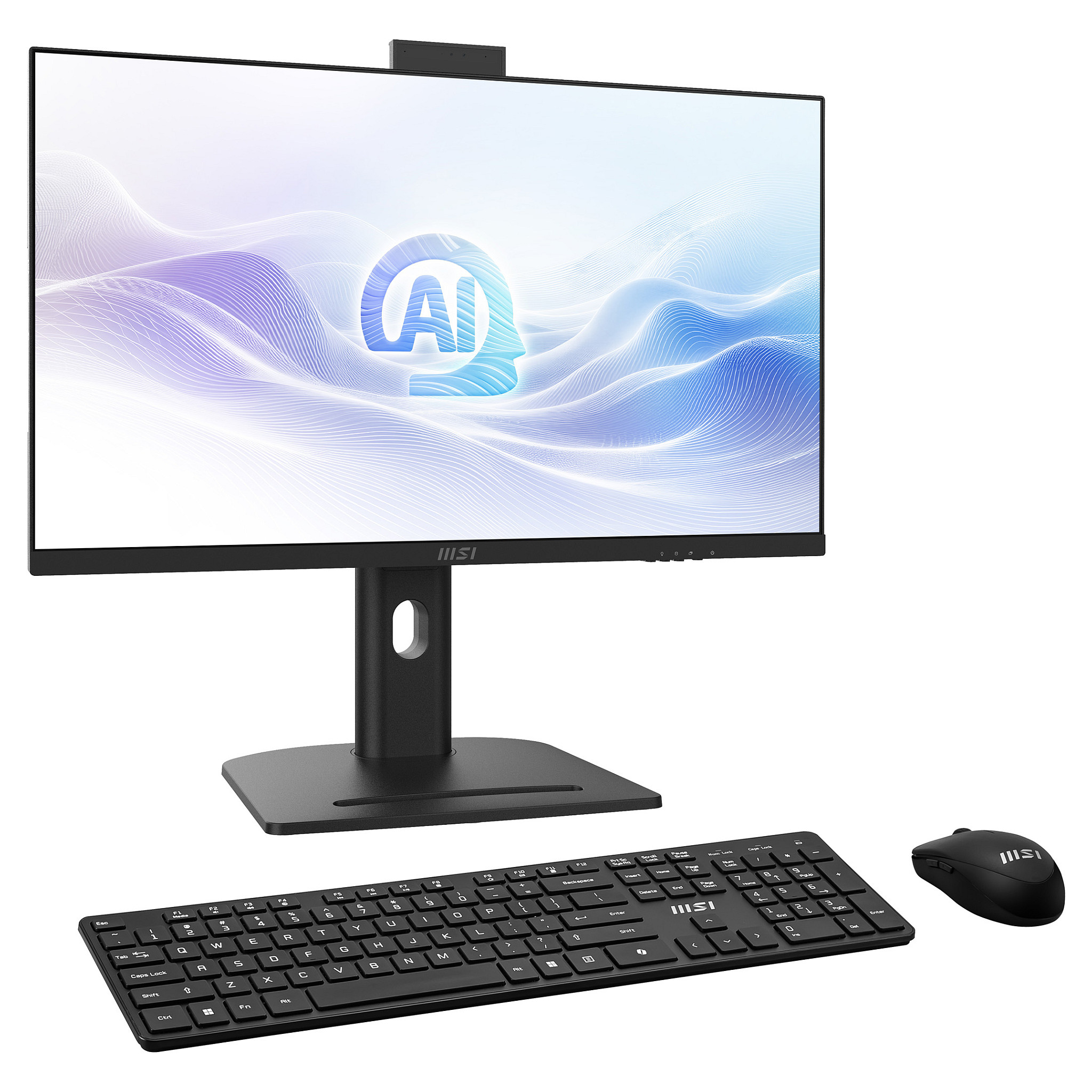 All-in-One računalo MSI Modern AM273QP AI 1UMG-221AT (27", IPS, 2560 × 1440, Intel Core Ultra 7 155H, 32 GB, 1 TB SSD, Intel Graphics, Windows 11 Pro, crna, non HR tipkovnica)-1