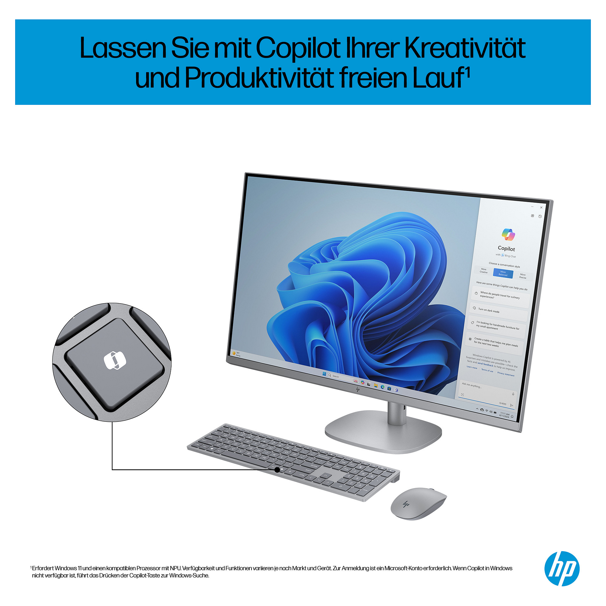 All-in-One računalo HP OmniStudio X 32-c0473ng (31,5", IPS, 3840 × 2160, Intel Core Ultra 7 155H, 16 GB, 1 TB SSD, Intel Arc Graphics, Windows 11 Home, DE tipkovnica, bijela-4