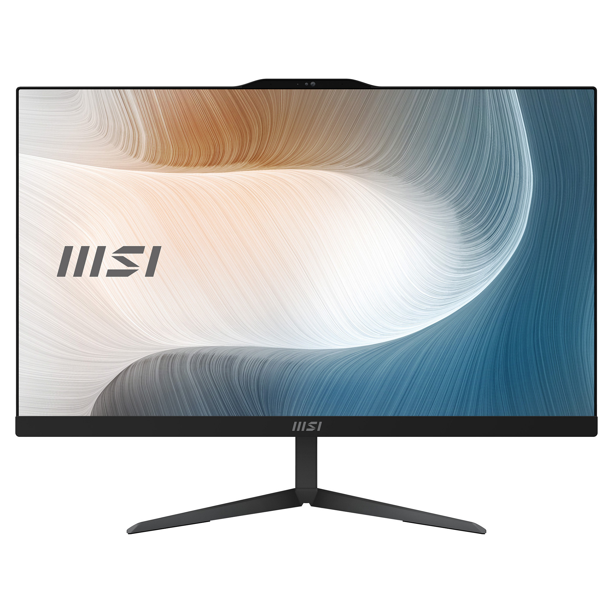 All-in-One računalo MSI Modern AM242 12M-1629XDE (23,8", IPS, 1920 × 1080, Intel Core i3-1215U, 8 GB, 256 GB SSD, Intel Iris Xe Graphics, bez OS-a, crna, non-HR tipkovnica)
