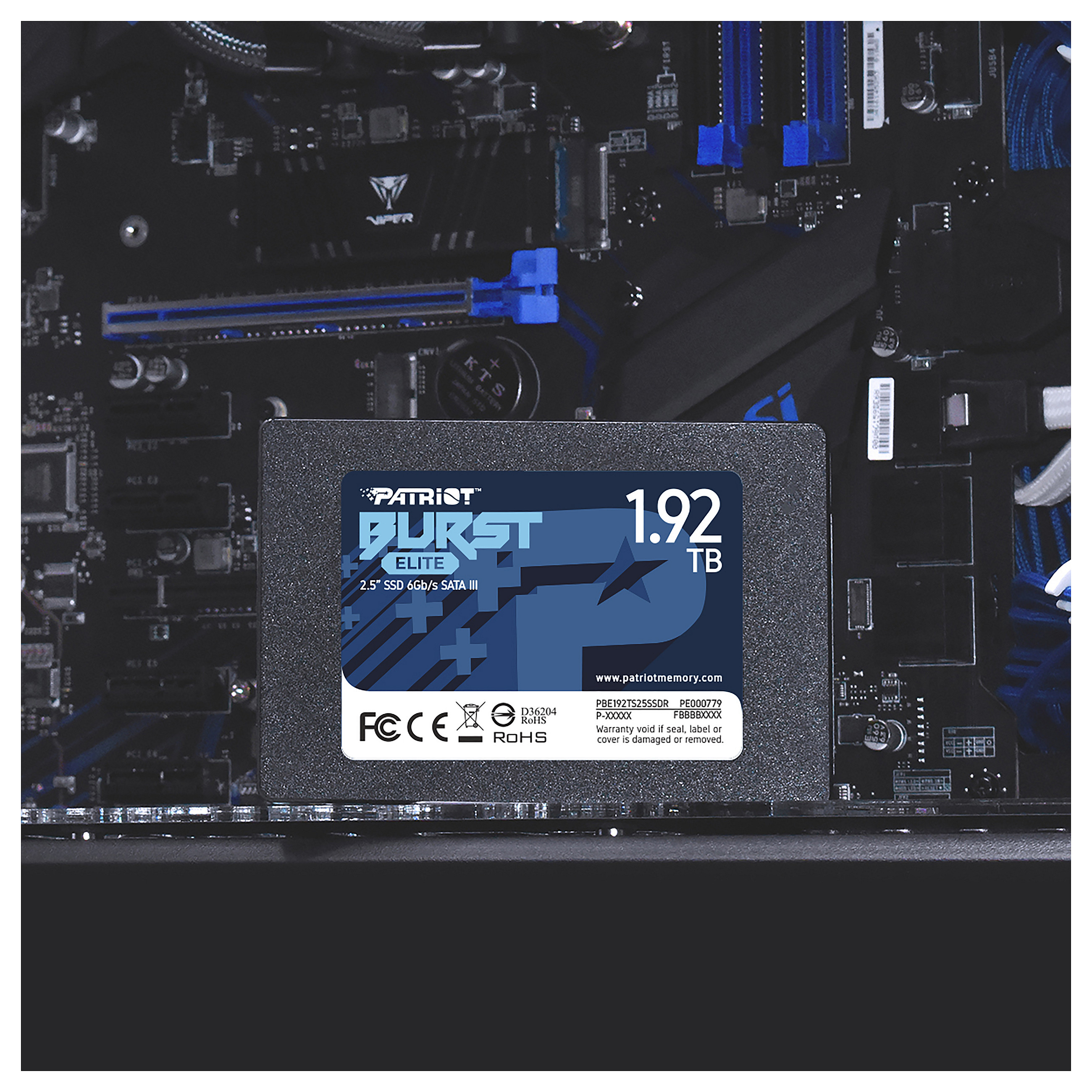SSD disk PATRIOT Burst Elite 1.92TB 2.5" SATA III-3