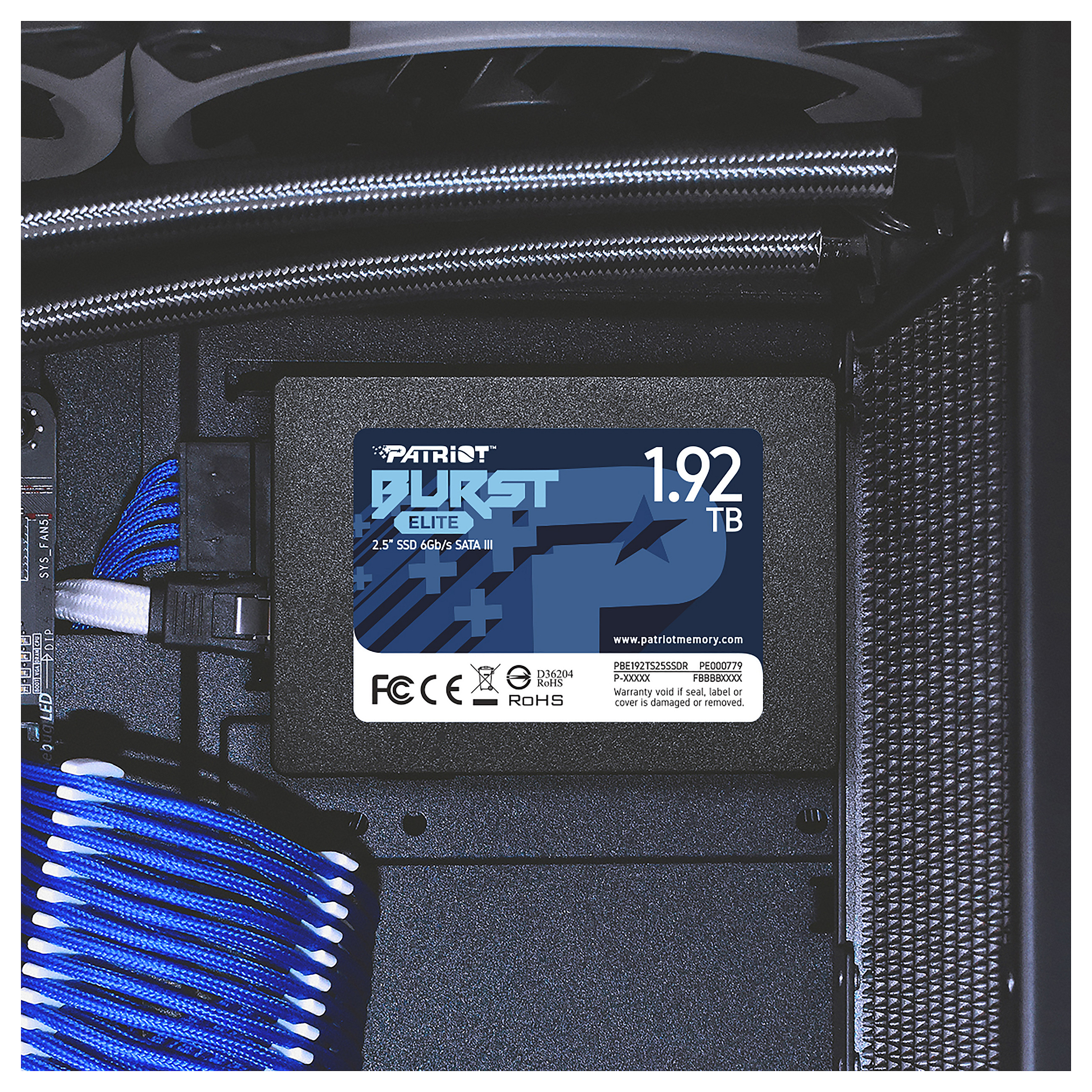 SSD disk PATRIOT Burst Elite 1.92TB 2.5" SATA III-4