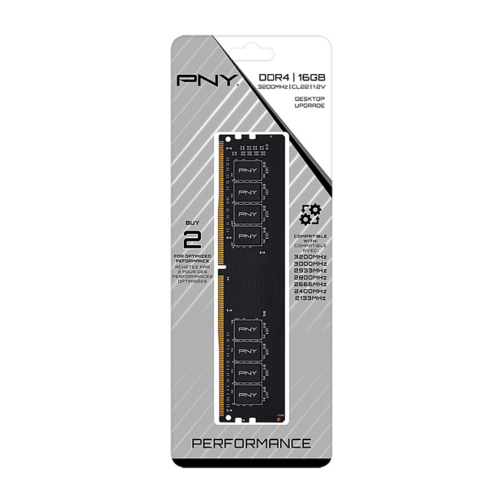 Memorija PNY 16GB DDR4 3200MHz DIMM PC4-25600-1
