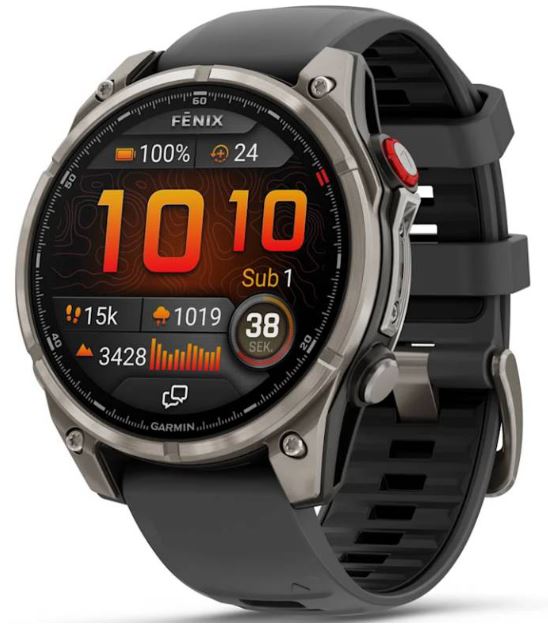 Pametni sat GARMIN fēnix 8 Pro 47 mm LTE AMOLED Sapphire Titanium Graphite/Black - 010-03198-11