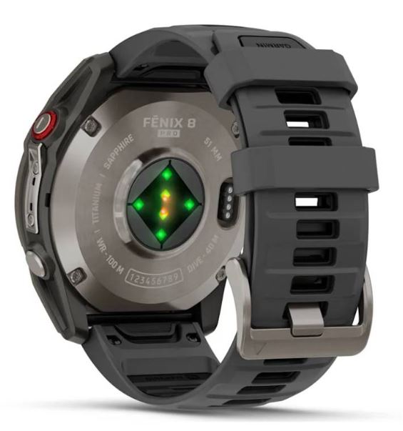 Pametni sat GARMIN fēnix 8 Pro 51 mm LTE AMOLED Sapphire Titanium Graphite - 010-03199-11-3