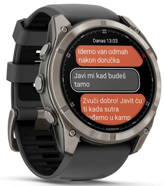 Pametni sat GARMIN fēnix 8 Pro 51 mm LTE AMOLED Sapphire Titanium Graphite - 010-03199-11-2