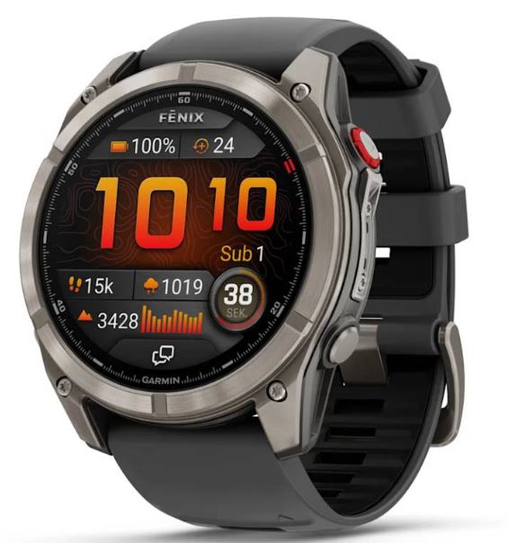 Pametni sat GARMIN fēnix 8 Pro 51 mm LTE AMOLED Sapphire Titanium Graphite - 010-03199-11