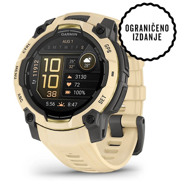 Pametni sat GARMIN Instinct 3 45mm AMOLED Citrine/Gray - 010-02936-02