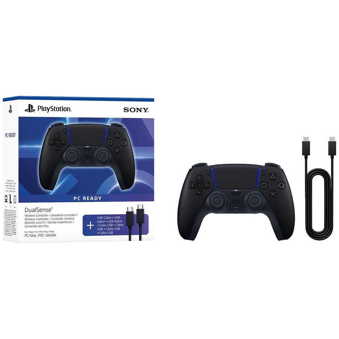 Sony PS5 DualSense bežični kontroler Midnight Black + USB kabel-4