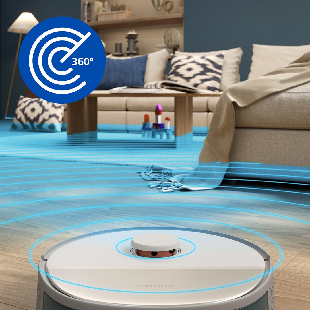 Robotski usisavač i perač PHILIPS HomeRun 5000 Series Aqua XU5000/10
