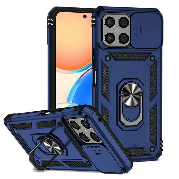 Zaštitna maska MAX MOBILE TPU Anti-Shock with Ring za HONOR X6, plava boja-0