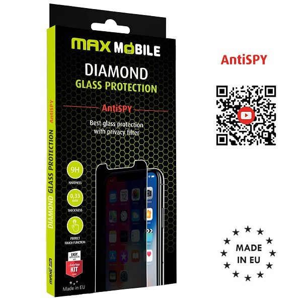 Staklo za mobitel MAXMOBILE za SAMSUNG GALAXY S26, DIAMOND 2.5D AntiSPY-0