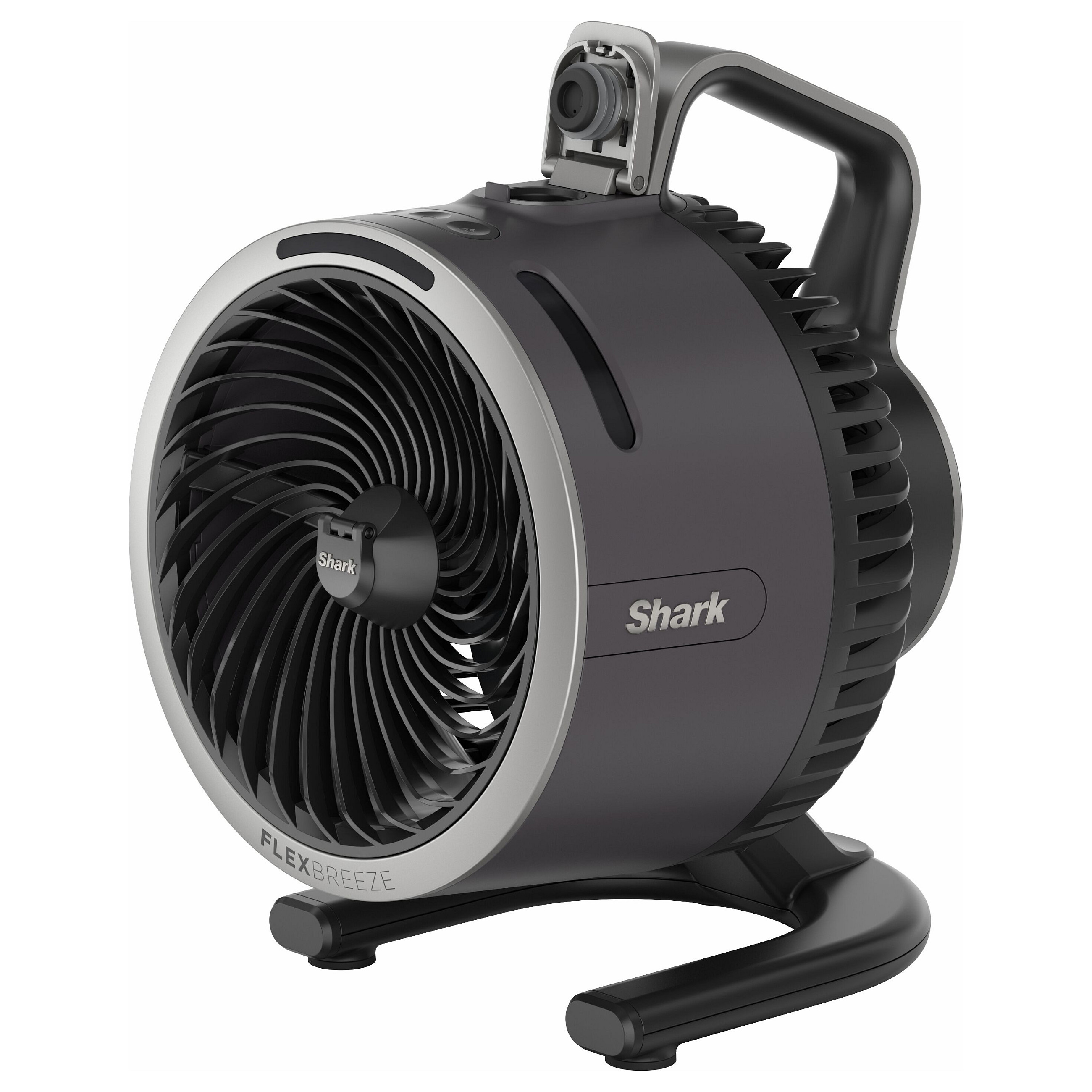Prijenosni ventilator SHARK FlexBreeze HydroGo FA050EU (5 brzina, 180° oscilacija, InstaCool maglica, do 20 h rada, antracit boja)-0