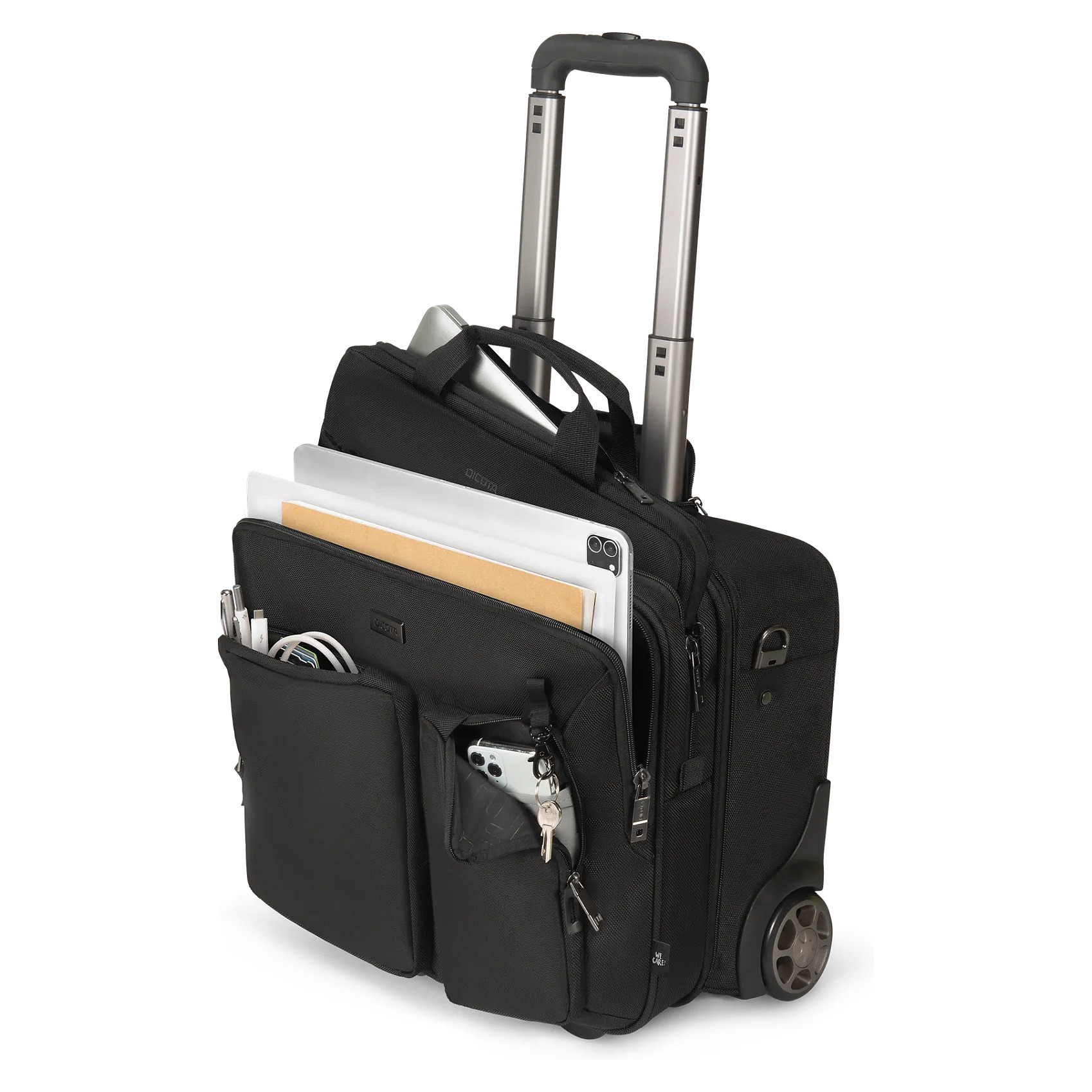 Torba za laptop s kotačima DICOTA Top Traveller Roller SEVEN 14-16 (14-16") crna boja-4