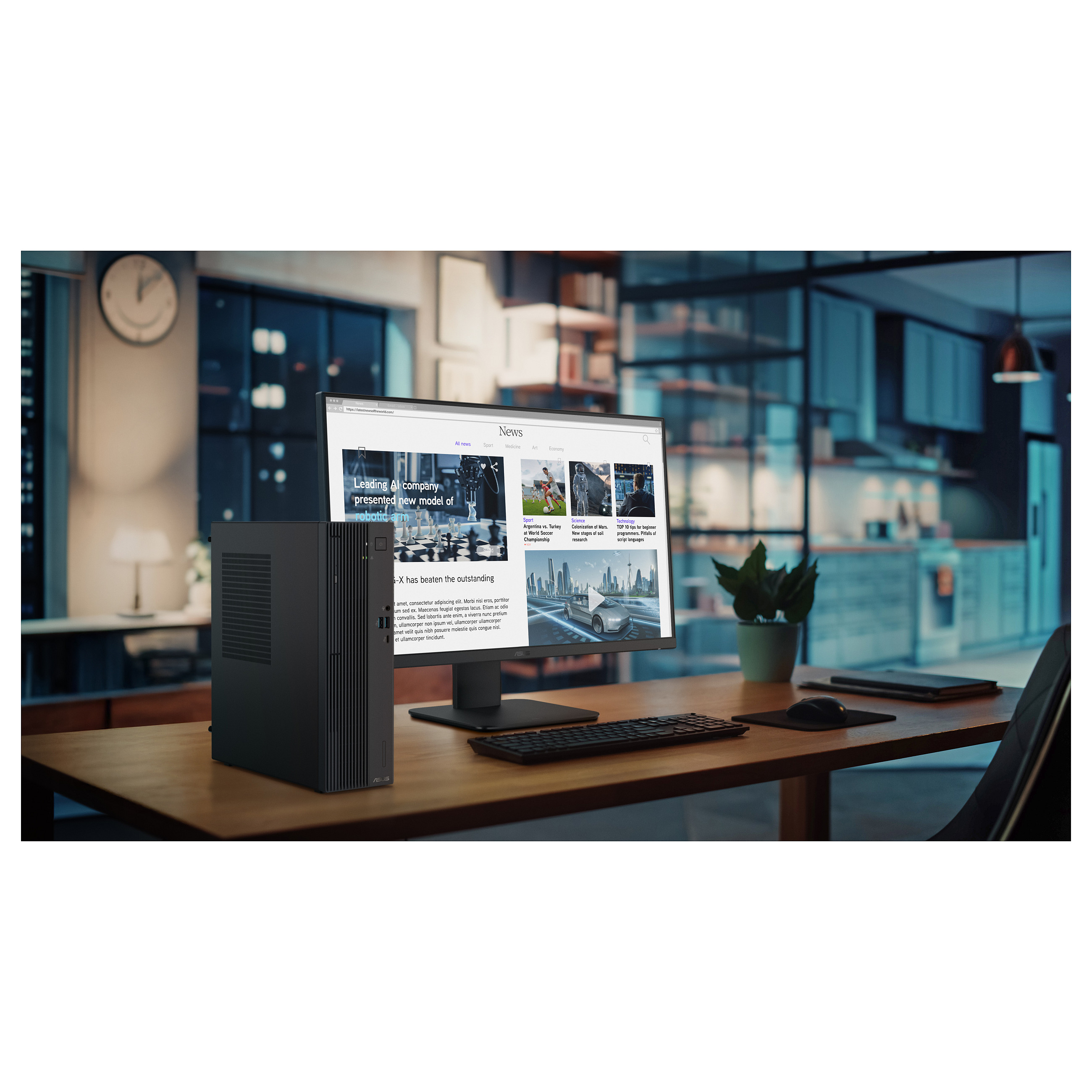 Desktop računalo ASUS ExpertCenter P500 SFF (Intel Core Ultra 5 125H, 16GB DDR5, 512GB SSD, Intel Arc Graphics, Windows 11 Pro, SFF)-12