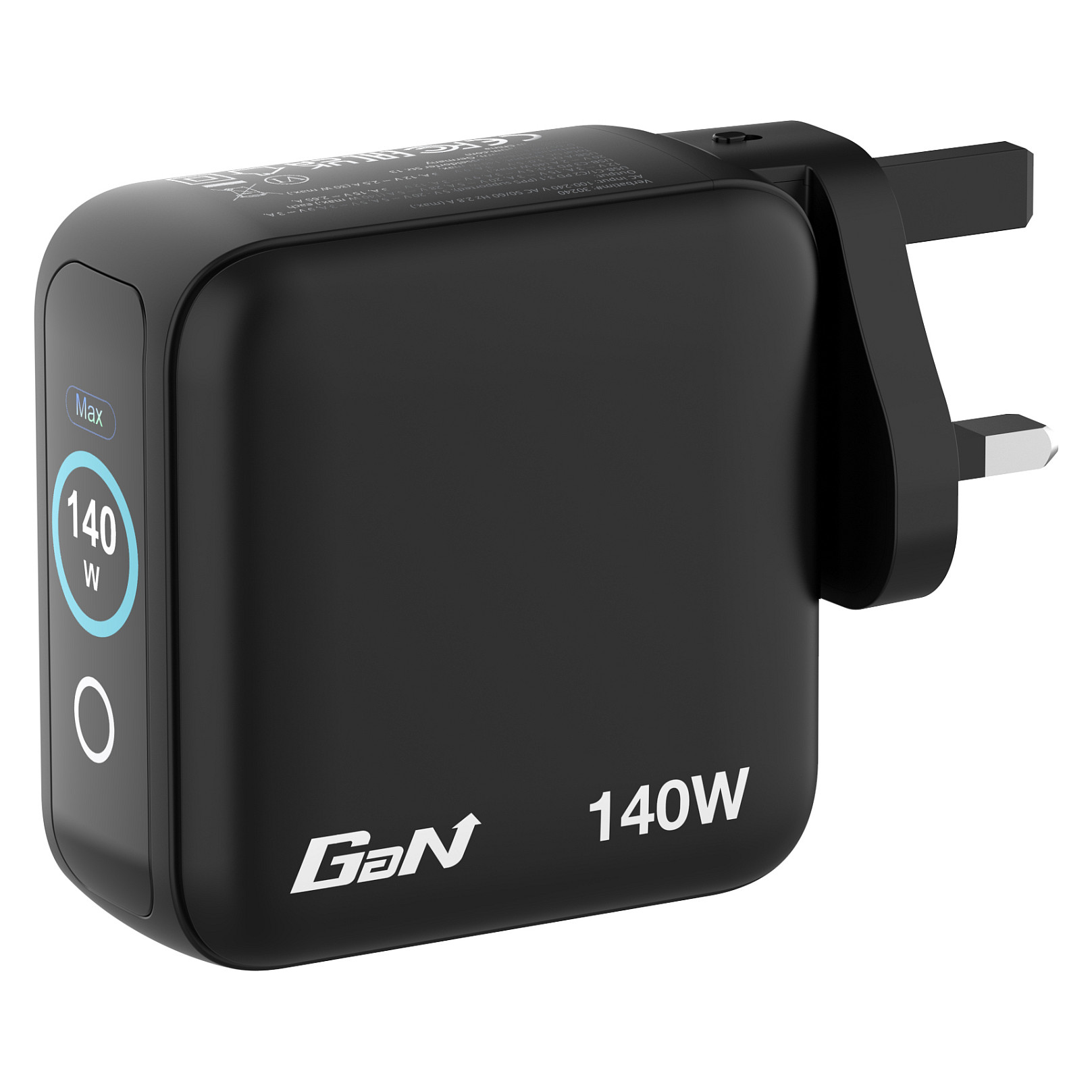 Mrežni punjač VERBATIM 140W 4-Port GaN III s ekranom-5