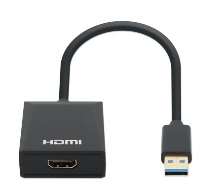 Manhattan USB-A na HDMI adapter, 1080p@60Hz, 15cm-2