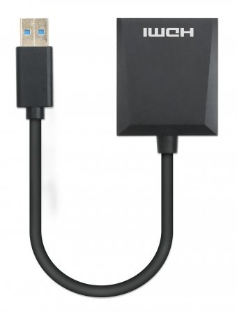 Manhattan USB-A na HDMI adapter, 1080p@60Hz, 15cm-3