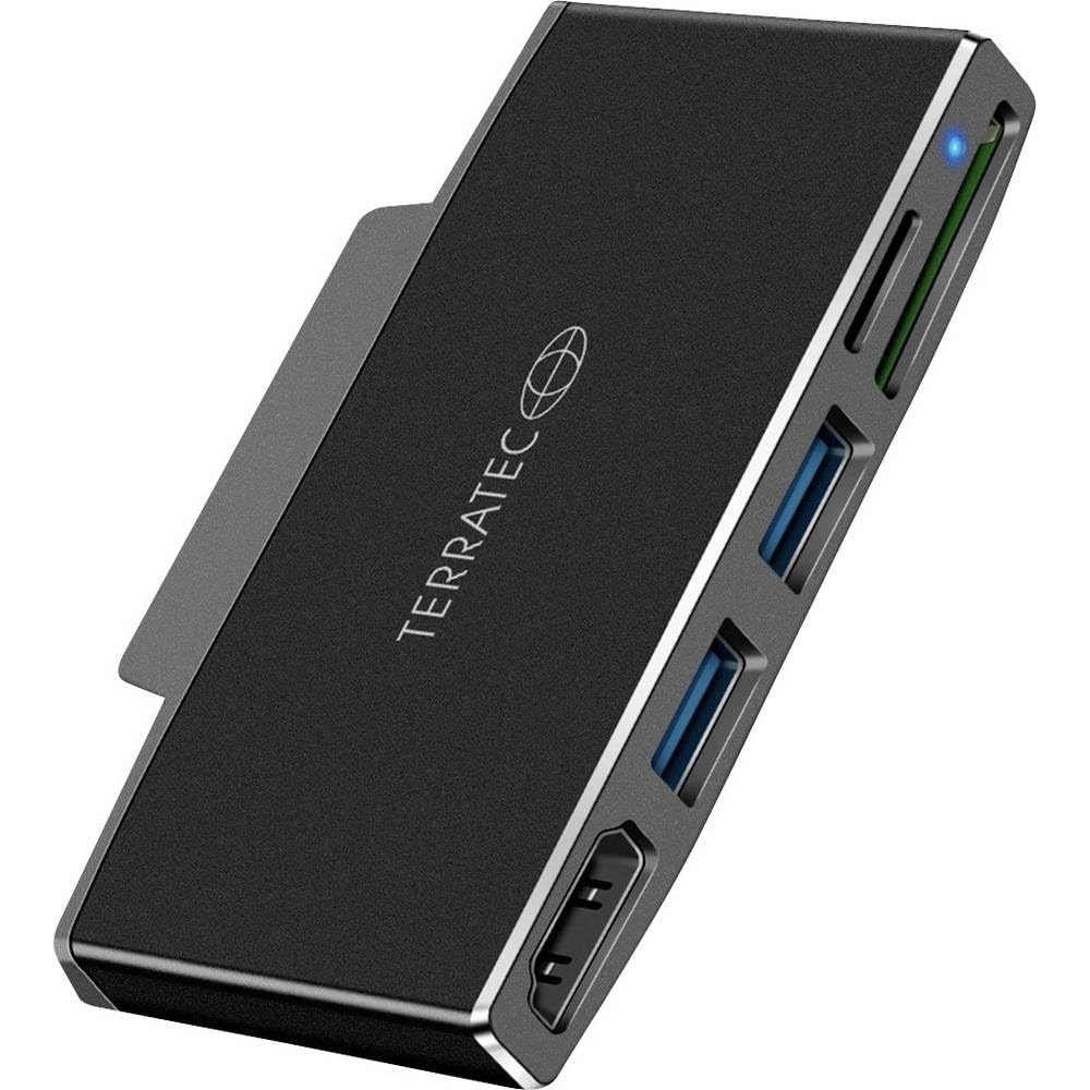 Mrežni adapter TERRATEC CONNECT Go1 USB-C na Gigabit Ethernet, crna boja-2