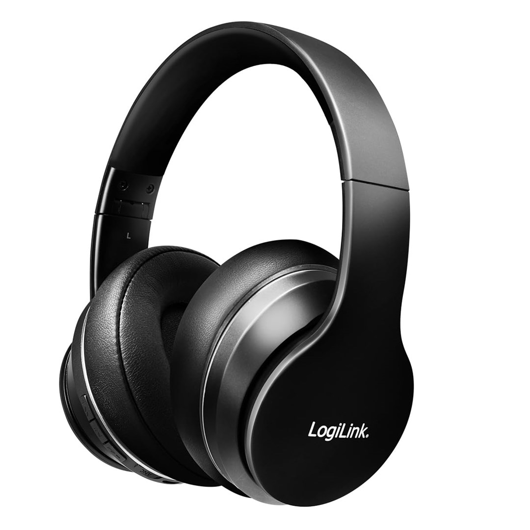 LogiLink BT0053 headphones/headset Wireless Head-band Music Bluetooth Black-8