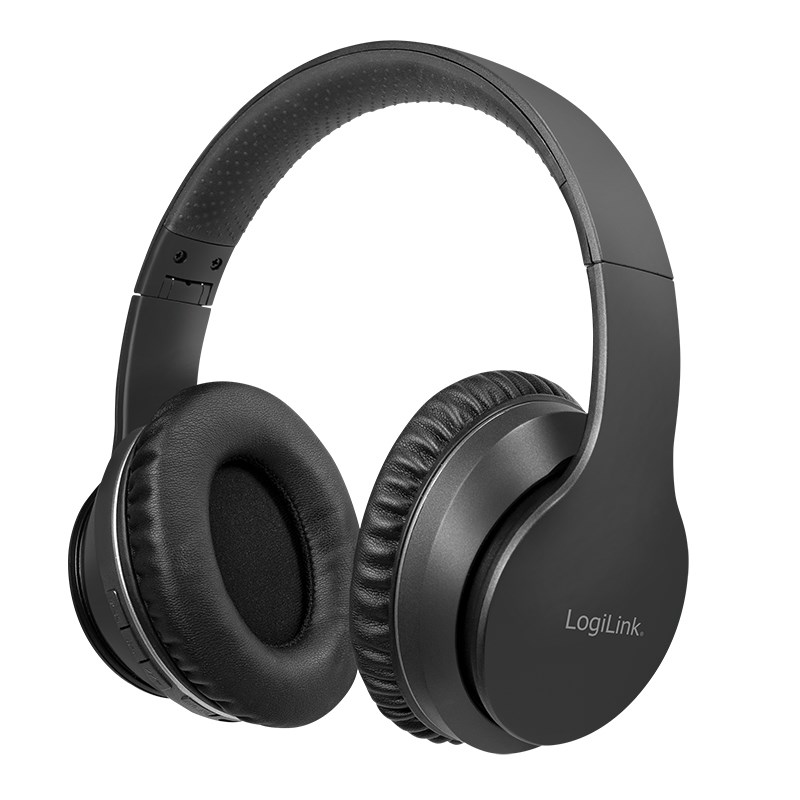 LogiLink BT0053 headphones/headset Wireless Head-band Music Bluetooth Black-0