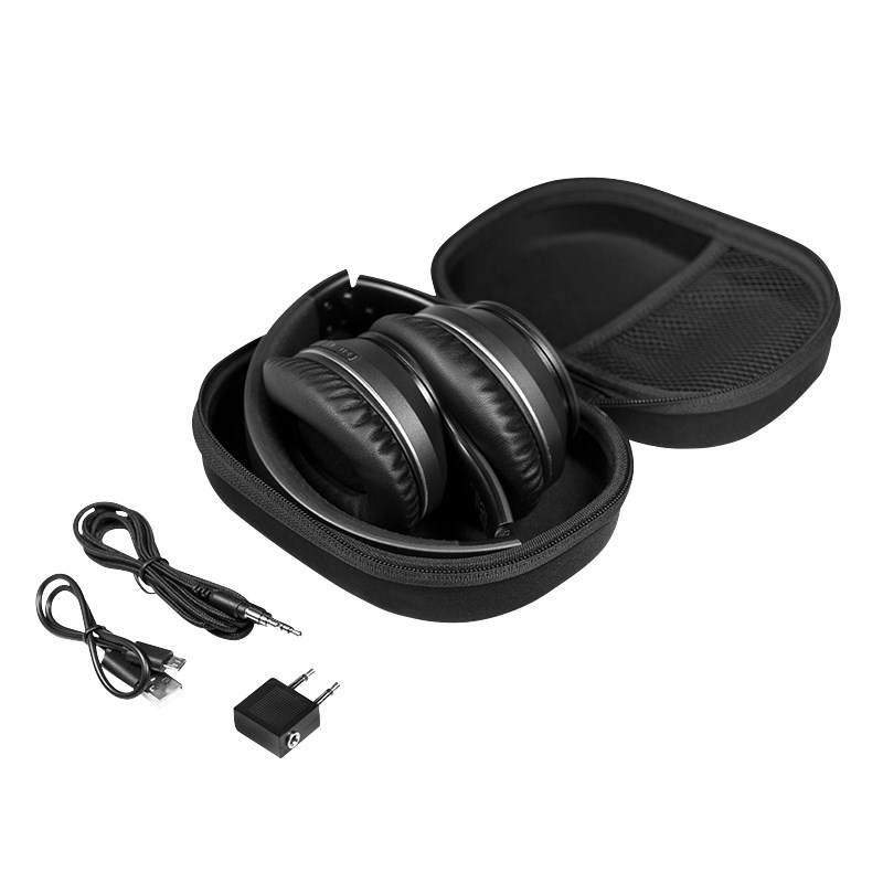 LogiLink BT0053 headphones/headset Wireless Head-band Music Bluetooth Black-4