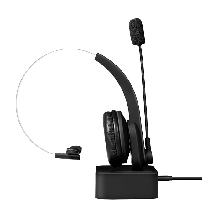 Slušalice LOGILINK BT0059 (Mono, Bluetooth, mikrofon, stalak za punjenje, crna)-5