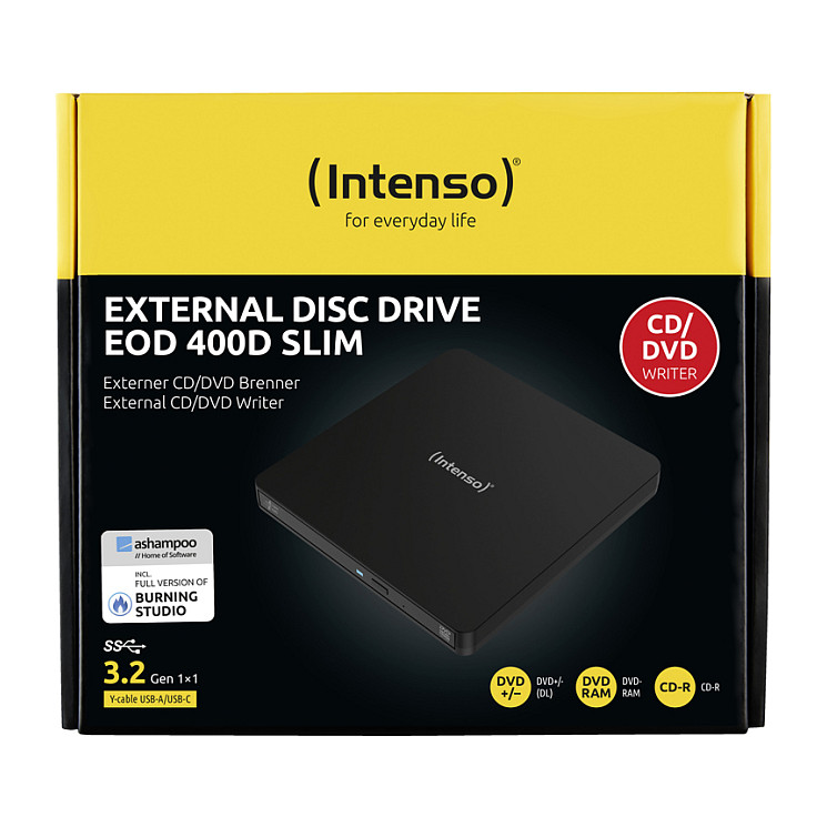 Eksterna DVD pržilica INTENSO EOD 400D Slim USB 2.0 crna boja-4