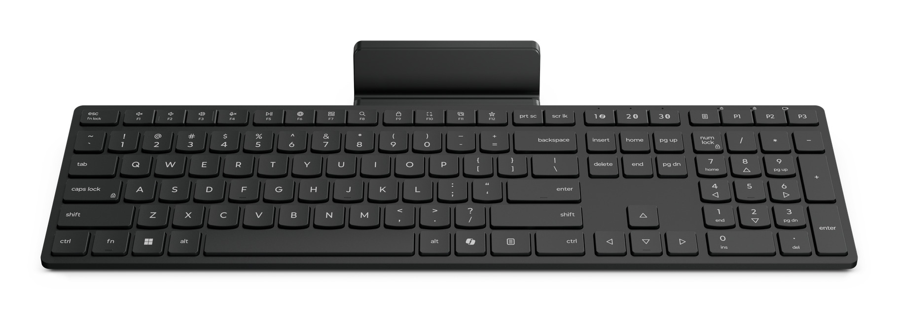 Tipkovnica LENOVO Wireless Multi-Mode Pro 6000 (bežična, njemački raspored, crna)-3