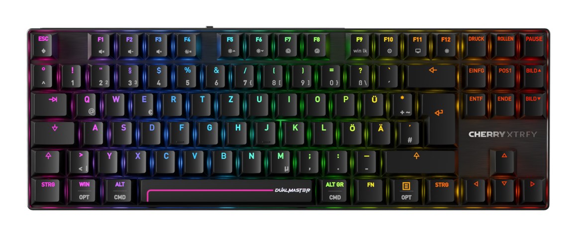 Gaming tipkovnica CHERRY MX 8.2 Pro TMR Wireless (QWERTZ, crna, non HR tipkovnica)