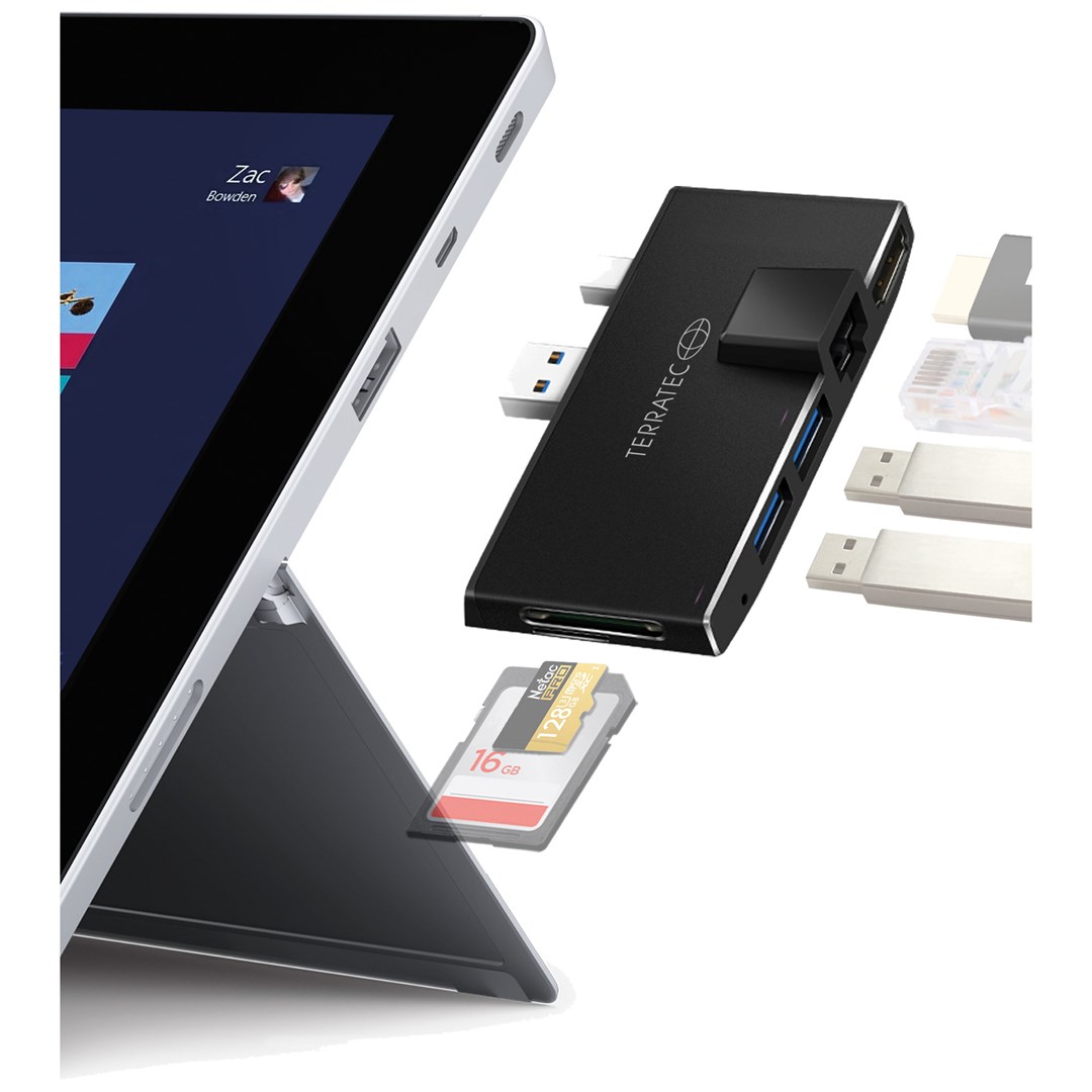 Adapter TERRATEC CONNECT Pro2 USB-C na USB-A 3.1 crna boja-1
