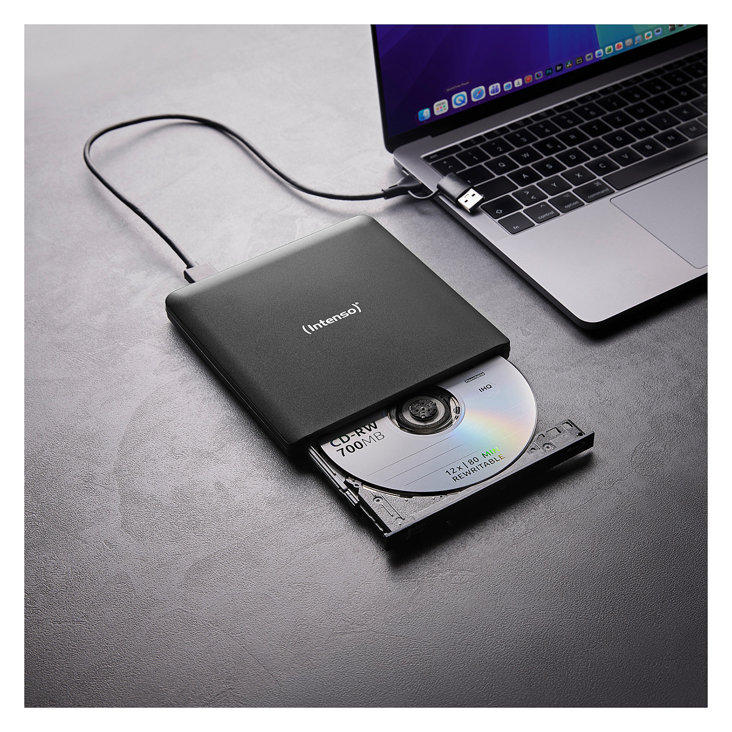 Eksterni Blu-ray snimač INTENSO Slim USB 3.0 crna boja-2