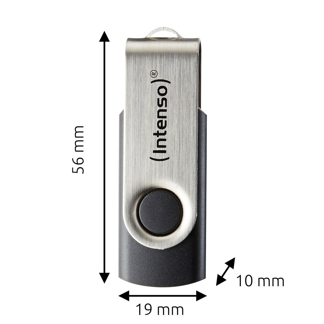 USB stick INTENSO Office Line 256GB USB 3.2 Gen 1 crno-srebrna boja-3
