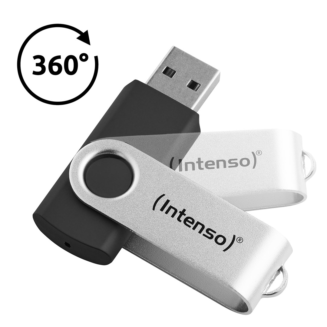 USB stick INTENSO Office Line 256GB USB 3.2 Gen 1 crno-srebrna boja-2
