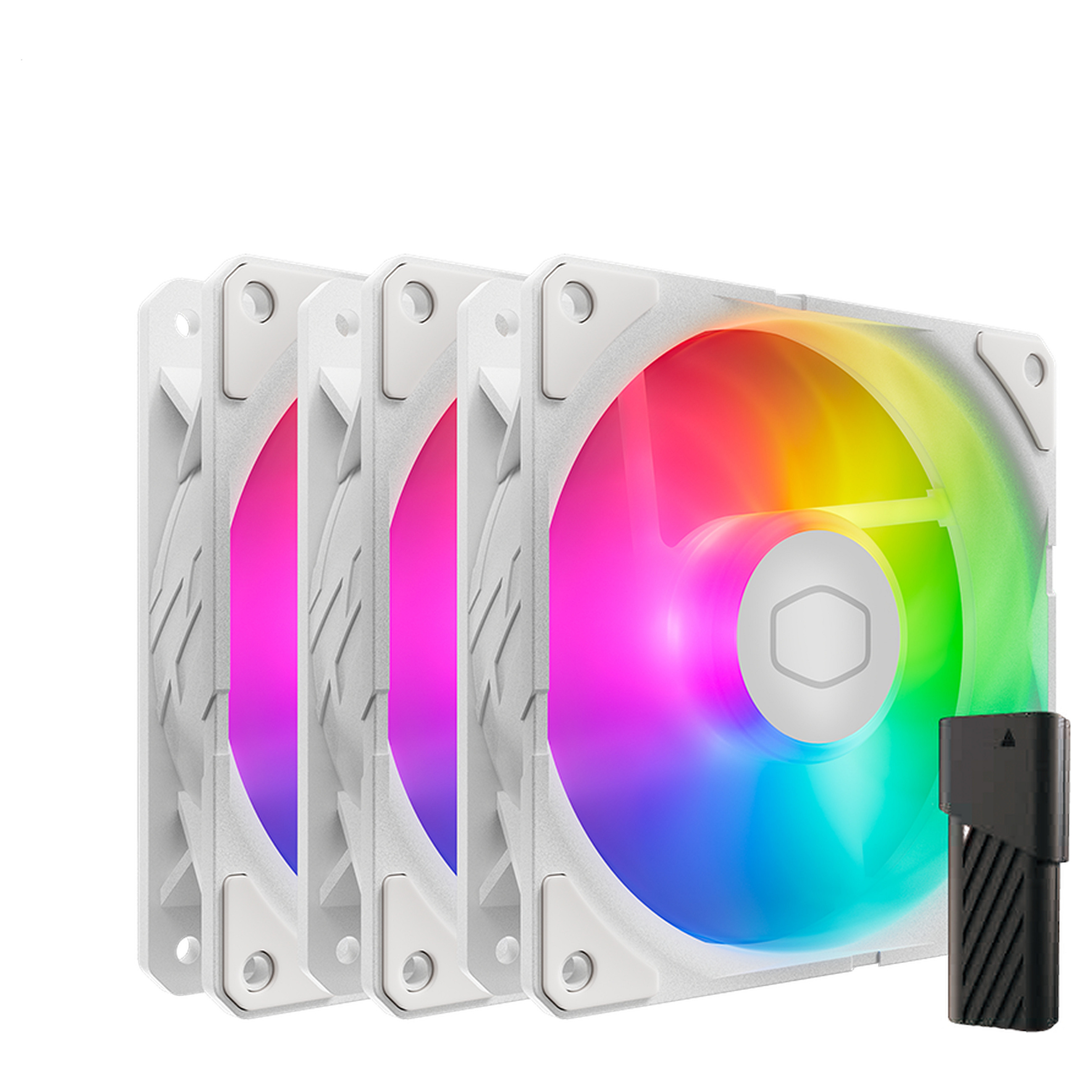 Ventilatori za kućište COOLER MASTER SickleFlow Edge 120 ARGB (3-pack, bijela boja)