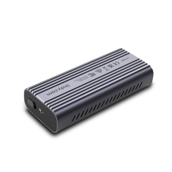 Kućište za M.2 NVMe SSD LINDY 43394, USB 3.2 Gen 2 Type-C, siva boja-1