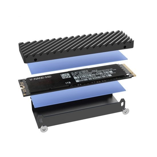 Kućište za M.2 NVMe SSD LINDY 43394, USB 3.2 Gen 2 Type-C, siva boja-3