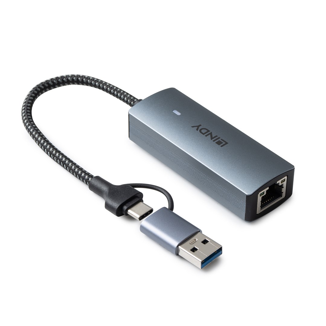Adapter LINDY USB 3.2 Gen 1 na 5G Ethernet, 43415-1