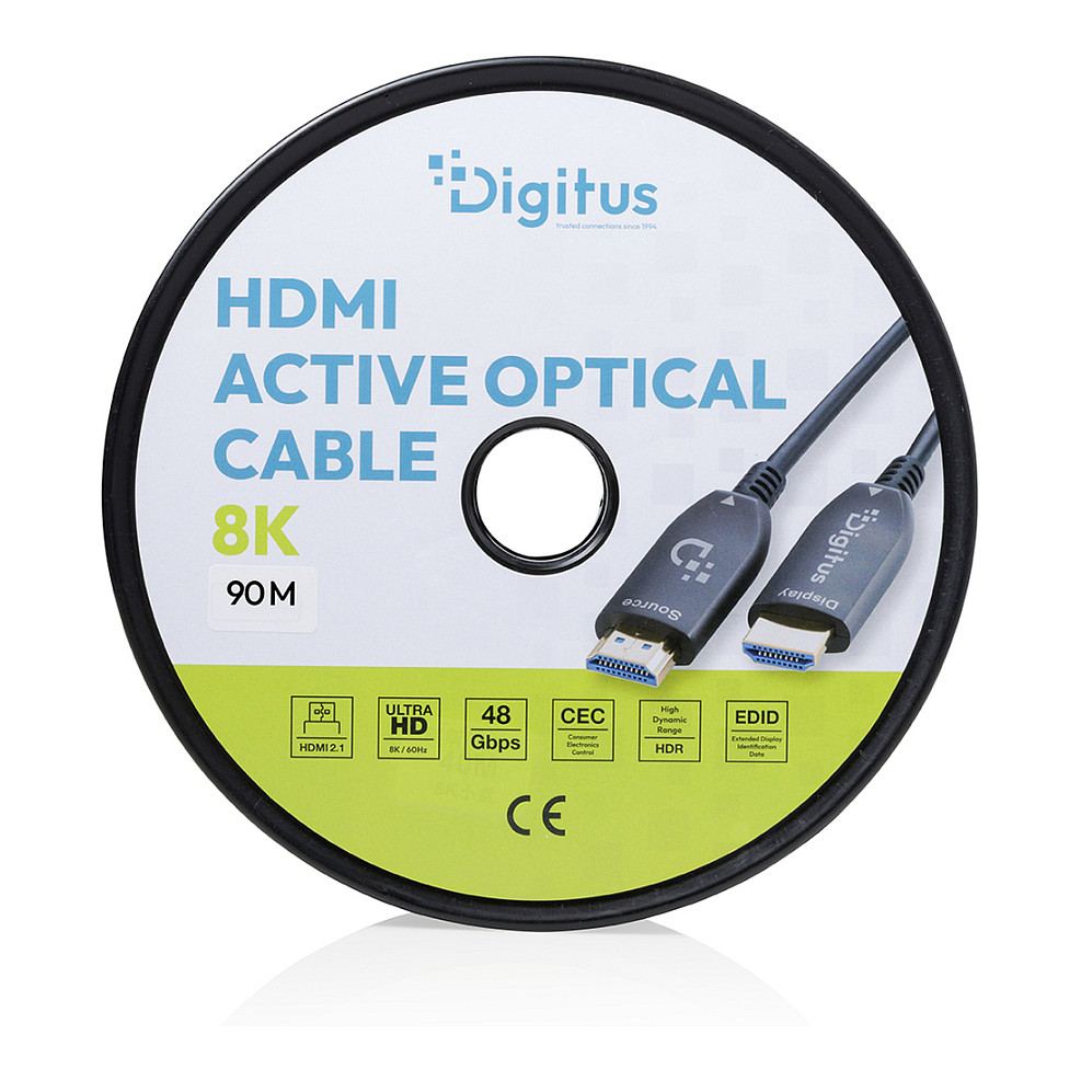 Digitus HDMI 2.1 AOC optički kabel, 8K UHD, 90m-1