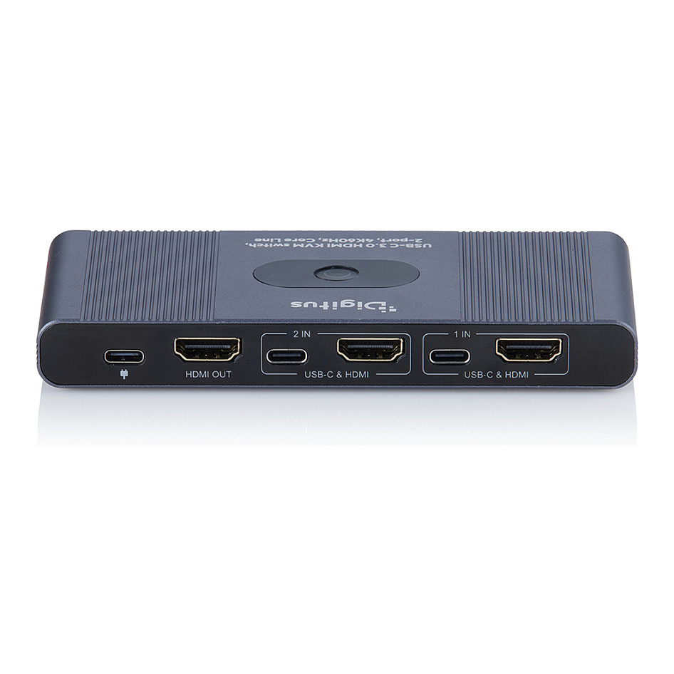 KVM preklopnik DIGITUS DS-12890, 2-portni, USB-C na HDMI, 4K 60Hz-1